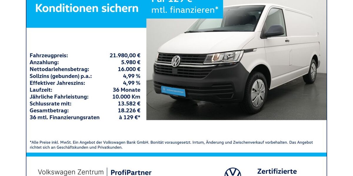 VW T6 Transporter 78.157 km 21.980 &euro; Leverkusen 51379