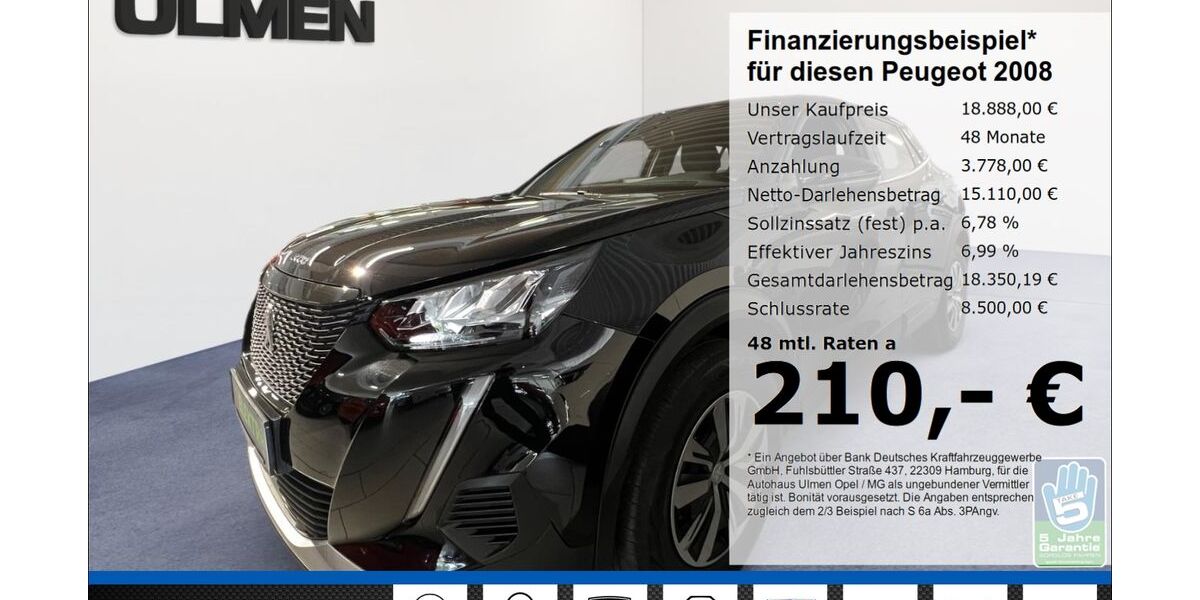 Peugeot 2008 9.760 km 18.888 &euro; Düsseldorf 40231
