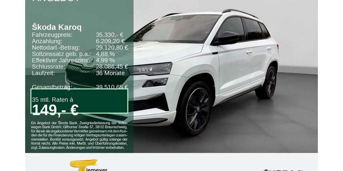 Skoda Karoq 10.649 km 34.770 &euro; Remscheid 42857