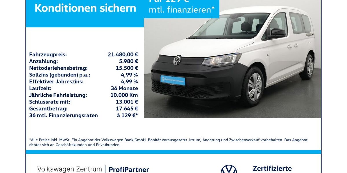 VW Caddy 27.241 km 21.480 &euro; Leverkusen 51379