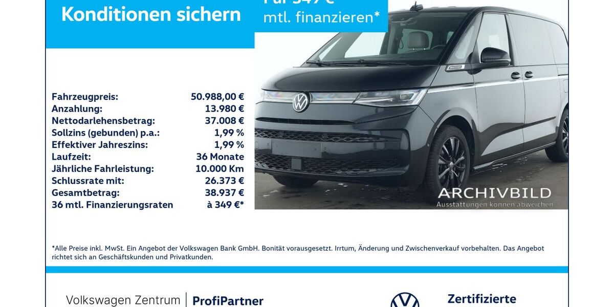 VW T7 Multivan 22.429 km 50.988 &euro; Leverkusen 51379