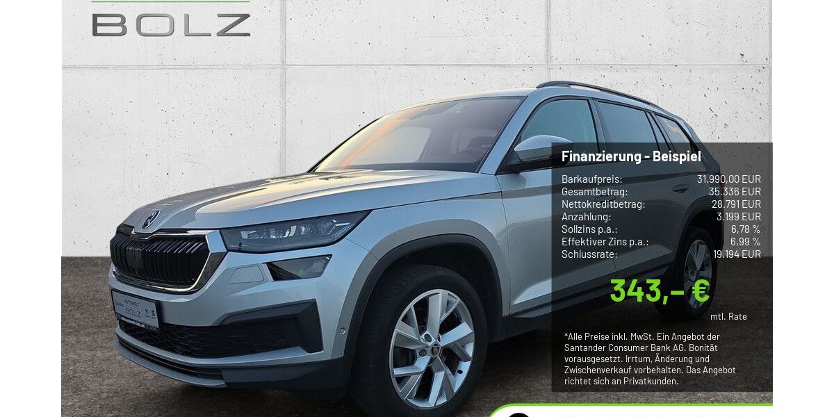Skoda Kodiaq 73.611 km 31.990 &euro; Pulheim-Brauweiler 50259