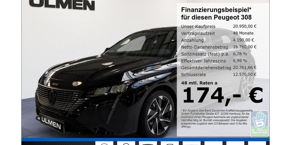 Peugeot 308 19.225 km 20.950 &euro; Düsseldorf 40233