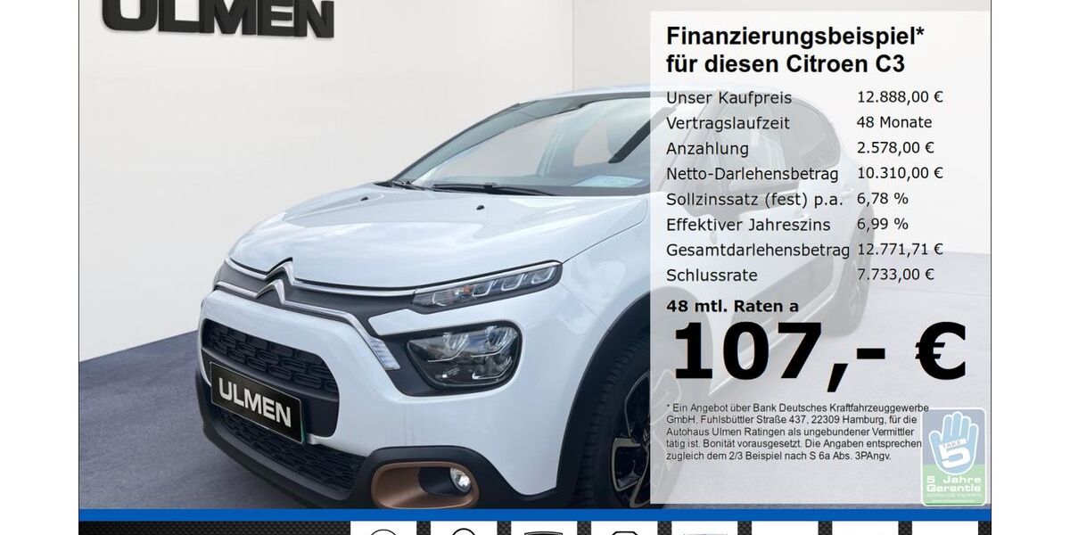Citroen C3 25.435 km 12.888 &euro; Ratingen 40880