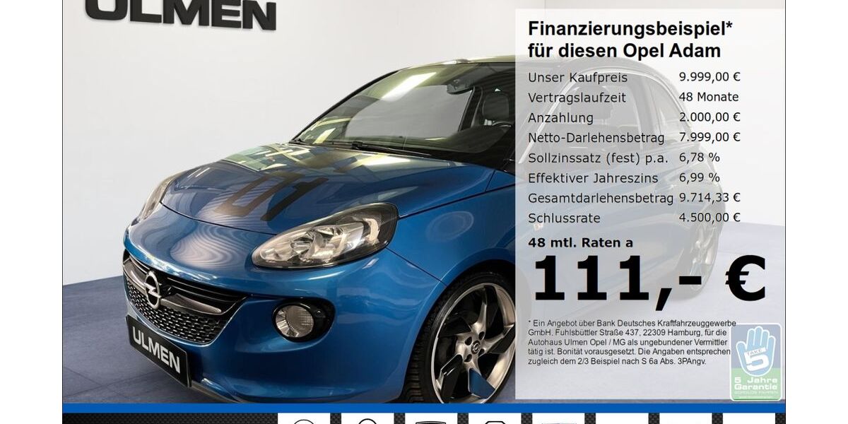Opel Adam 38.860 km 9.999 &euro; Düsseldorf 40231